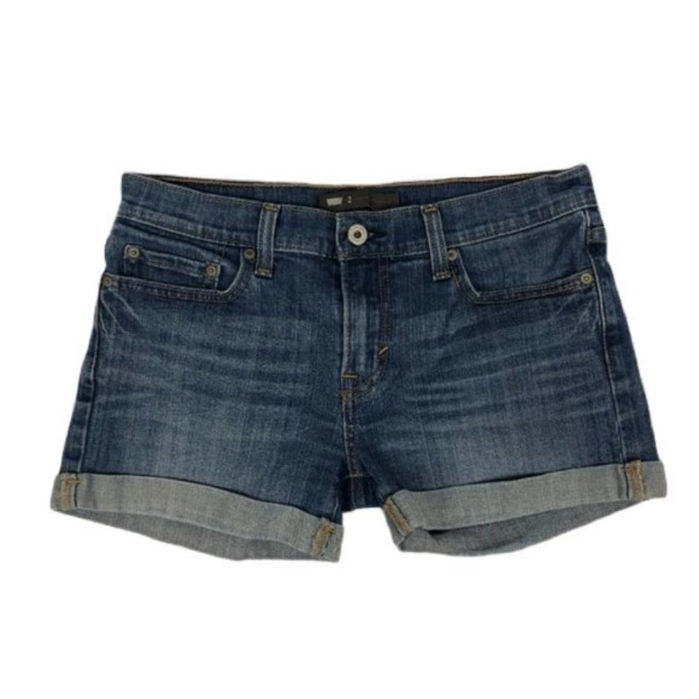 Levi's Dark Wash Folded Cuff Shorts